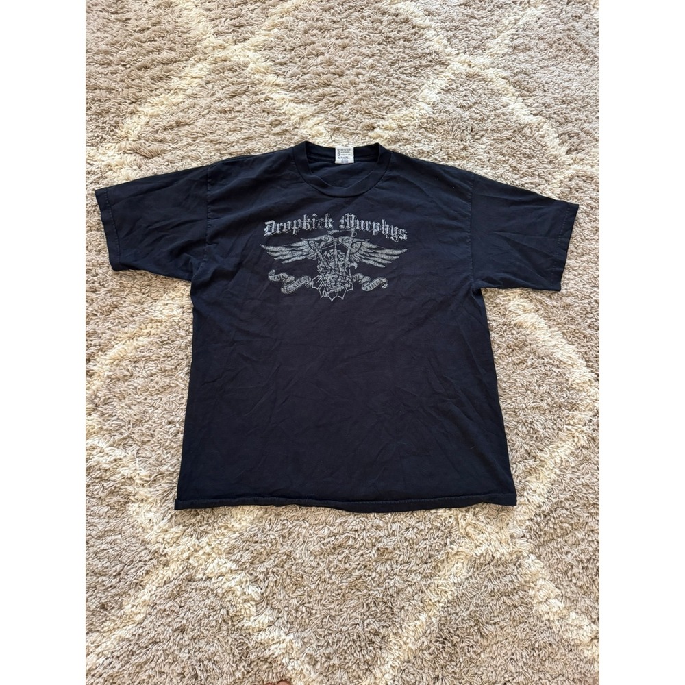 Dropkick Murphys Summer Tour 2007 Band Tee Black Bayside 2XL Made in USA